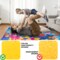 QUOKKA Baby Play Mat for Floor - Ocean ABC Rug for Kids Toddlers Infants - Extra Thick Large Padded Non-Slip Nursery Rug for Babies Crawling and Playing - Foldable Care Mat for Girls and Boys Playroom